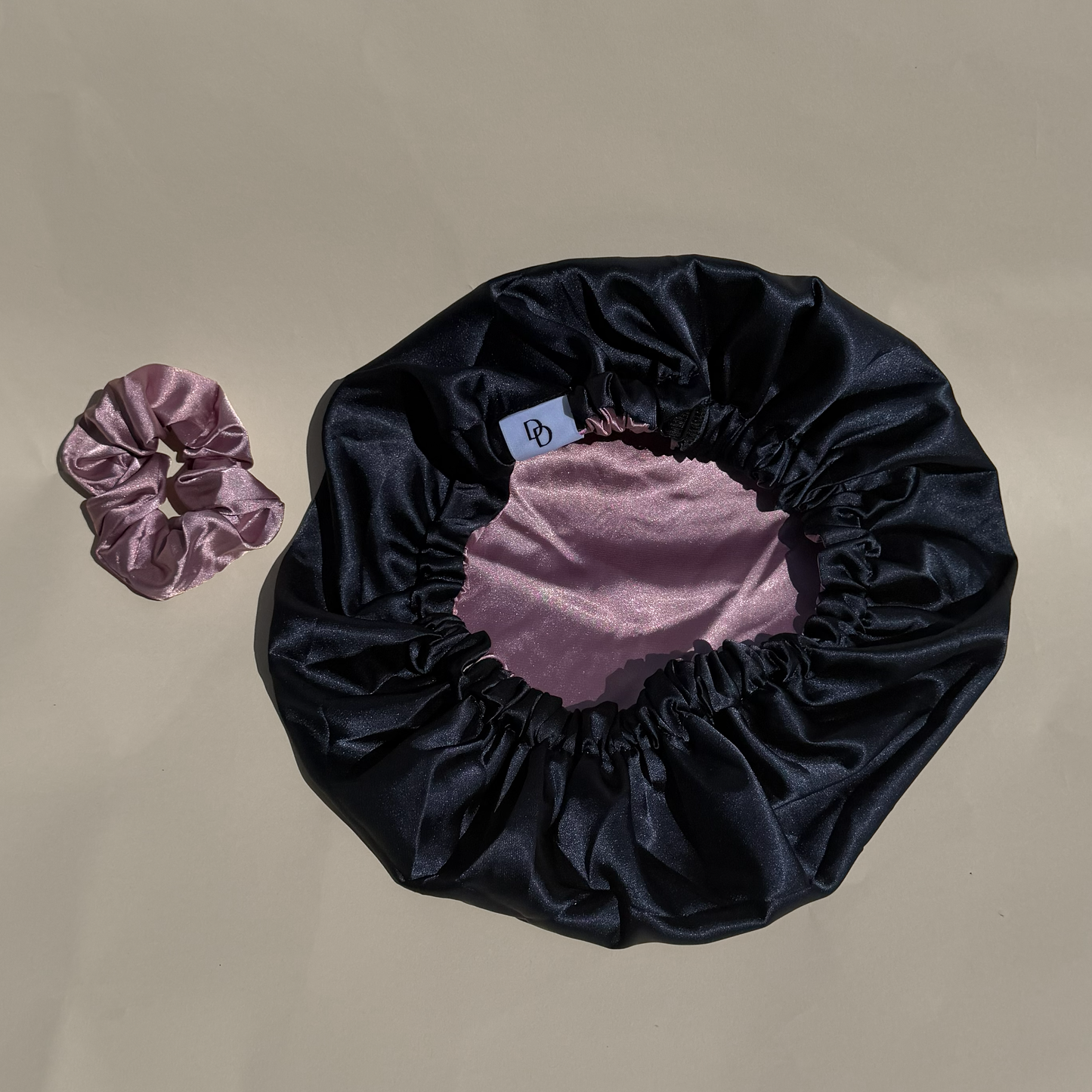 The Sleep Shield | Adjustable Satin Bonnet + Matching Satin Scrunchie