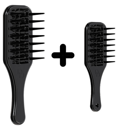 The Original + The Mini Wide Tooth HairBrush | “Duette Set” Bundle