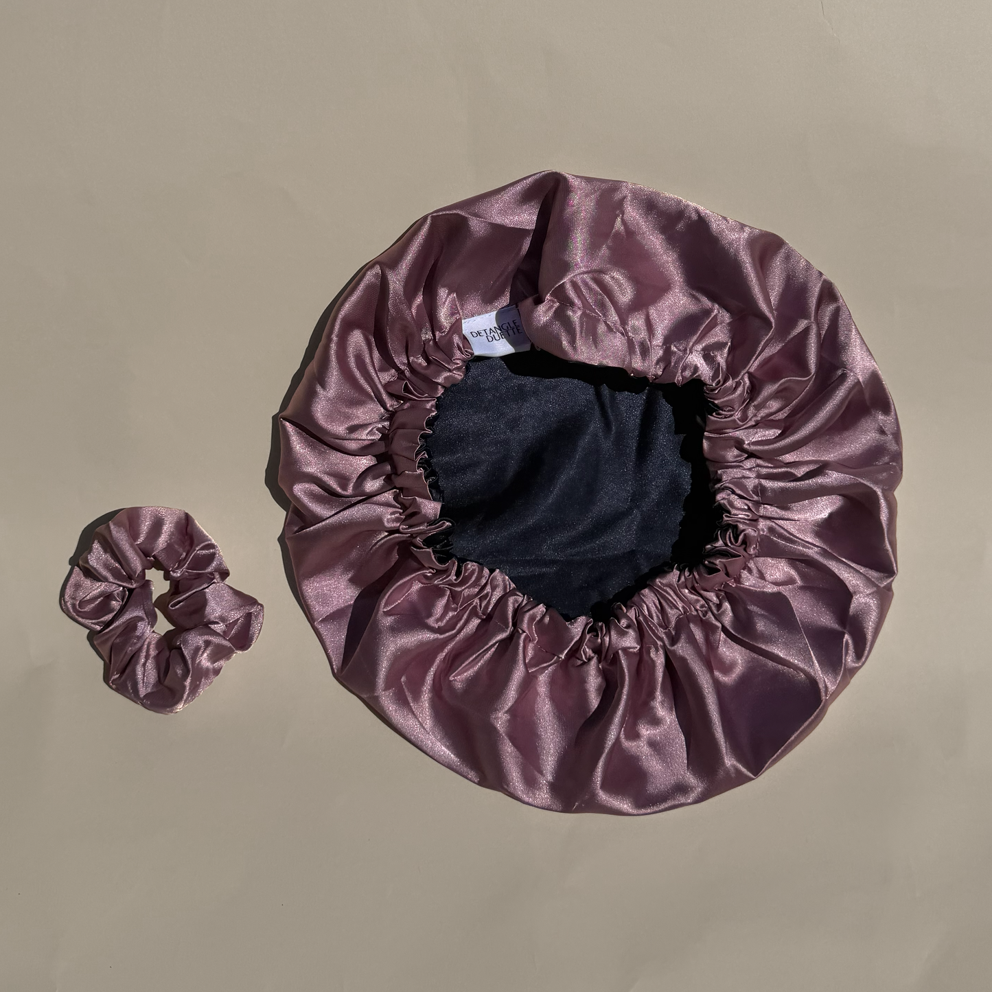 The Sleep Shield | Adjustable Satin Bonnet + Matching Satin Scrunchie